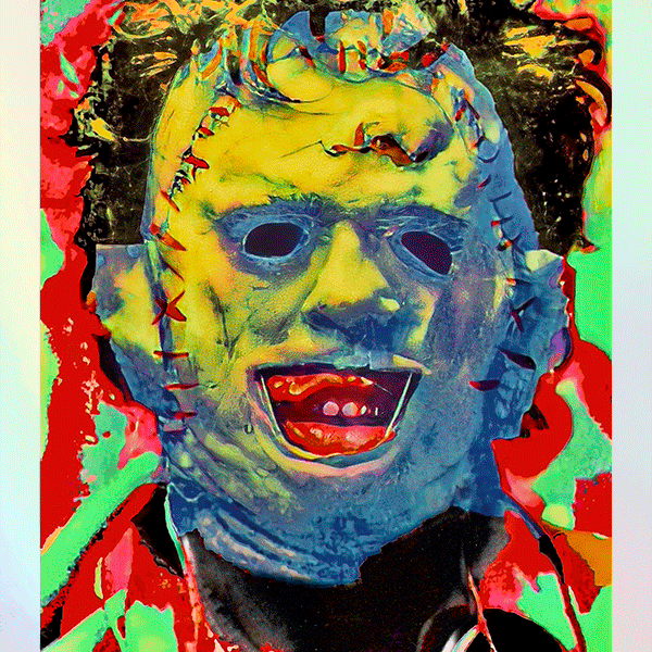 Chase Andersen "The Texas Chainsaw Massacre" White Rainbow Foil Variant