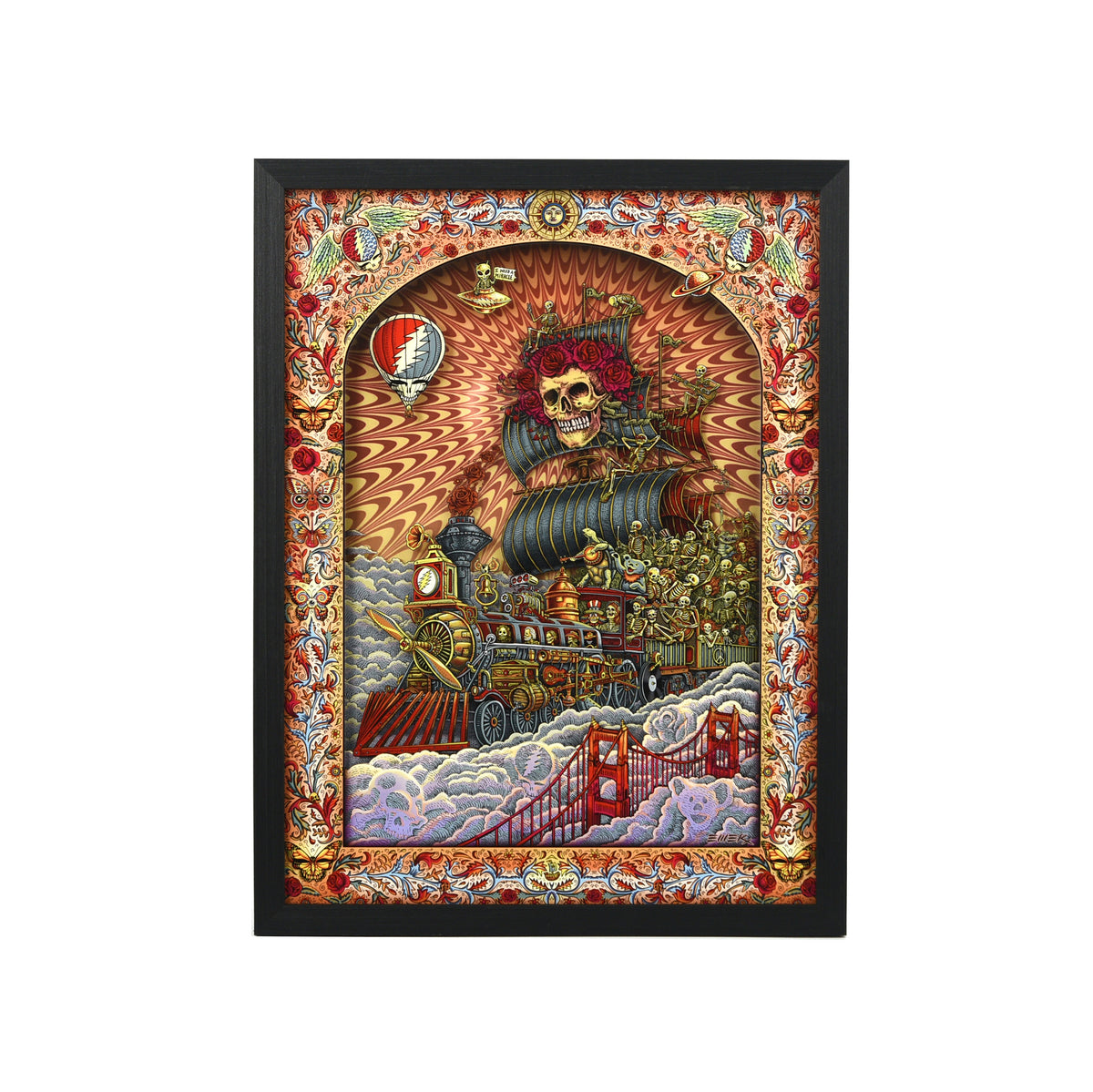EMEK "Trip of Fools" Variant - Framed Acrylic Diorama