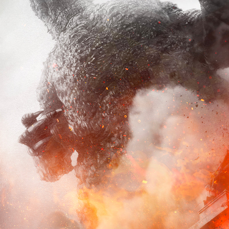 Greg Ruth "Godzilla Minus One" Flame Variant - Acrylic Panel Print