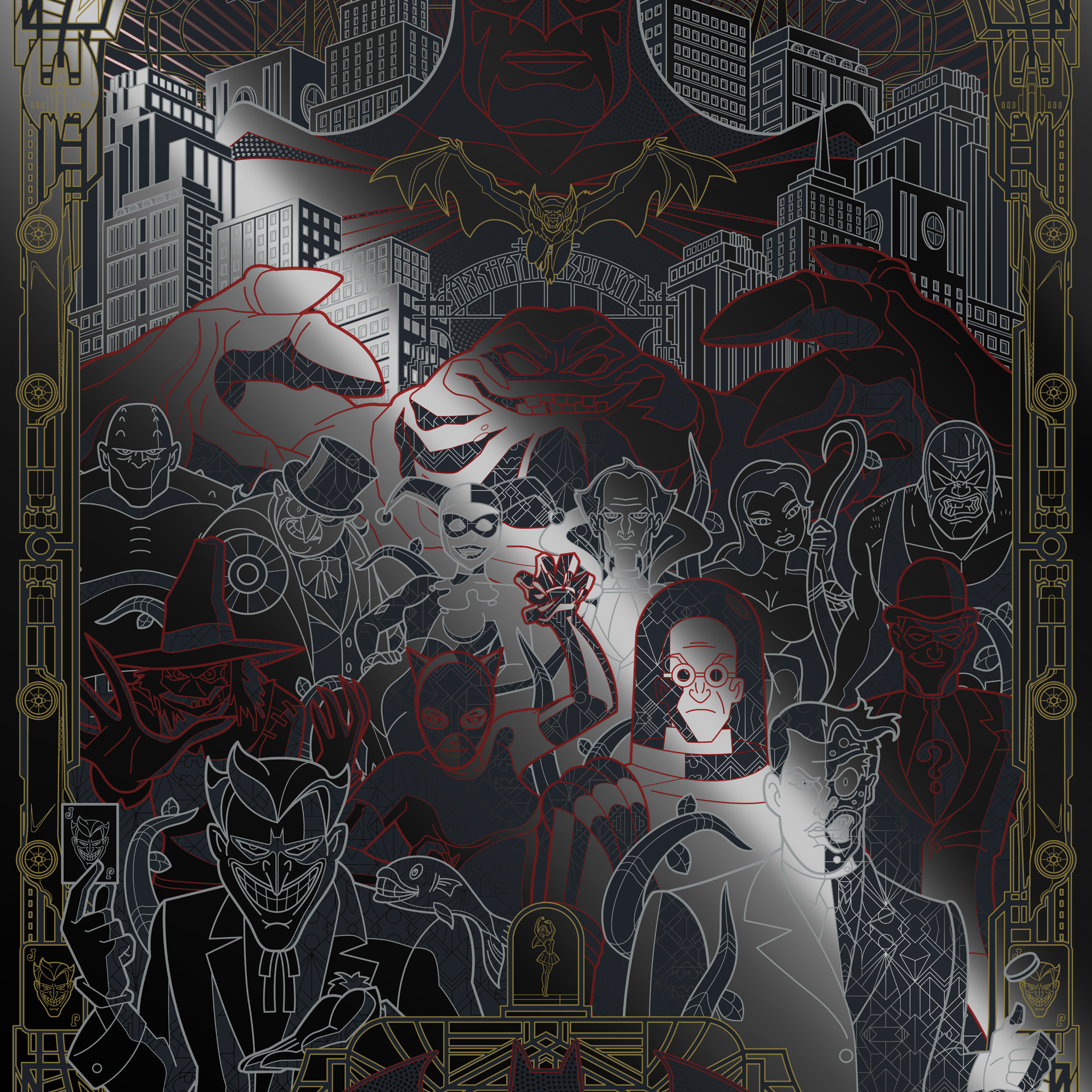 Anthony Petrie "Batman: The Animated Series" Variant FOIL