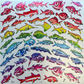 Jim Pollock "Fish Rainbow" Metallic Paper Variant