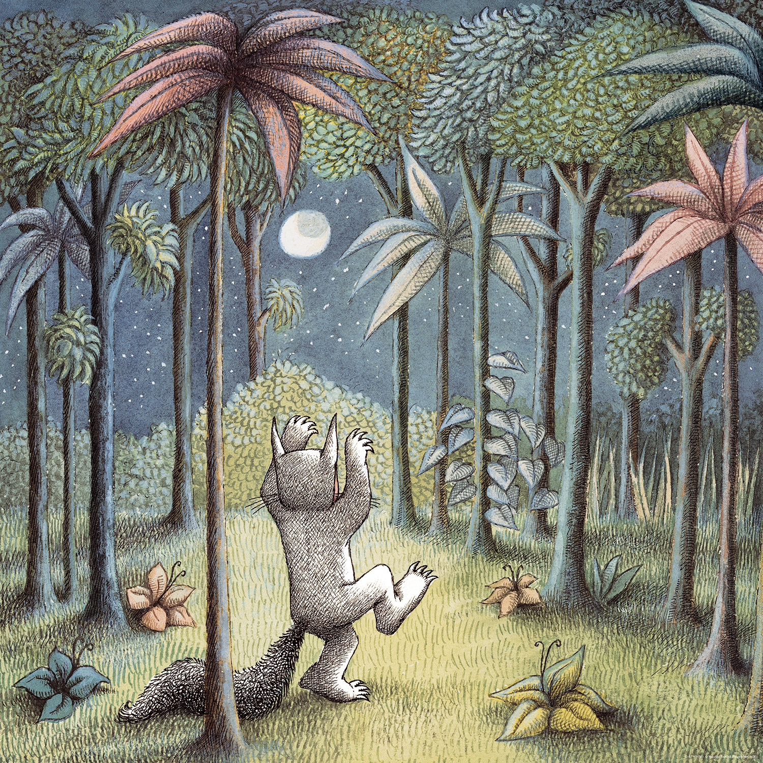 Maurice Sendak "Where the Wild Things Are: Forest Walk"