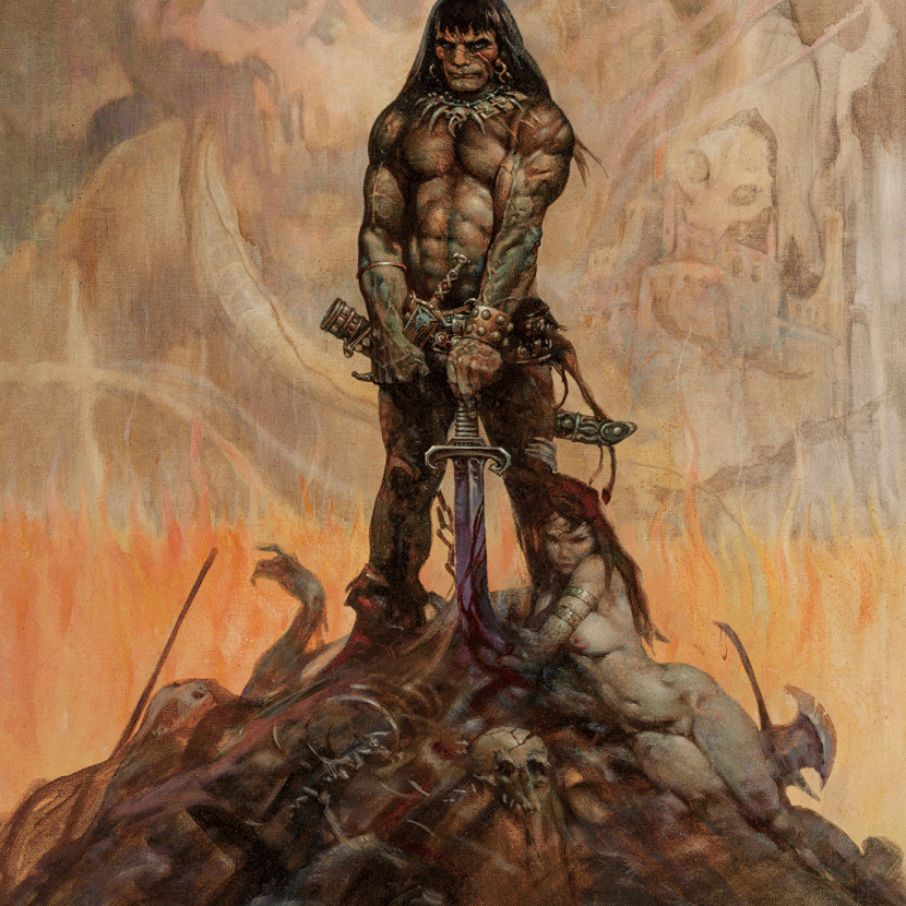 Frank Frazetta "Conan" 3D Lenticular