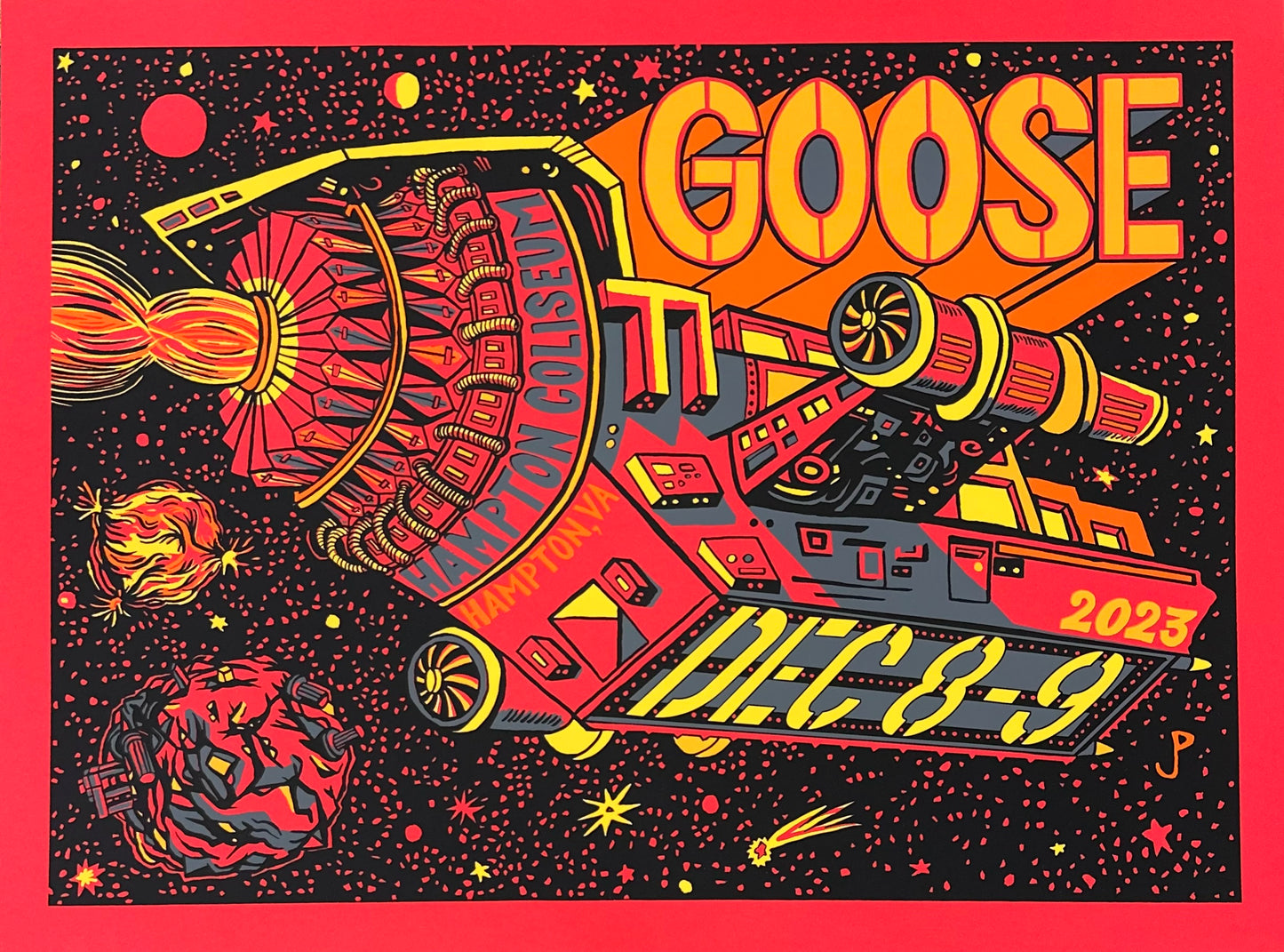 Jim Pollock "GOOSE - Hampton Coliseum " [LOTTERY ENTRY]