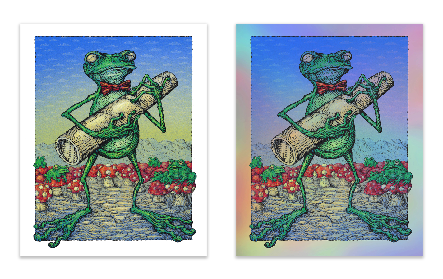 David Welker "Poster Frog" SET