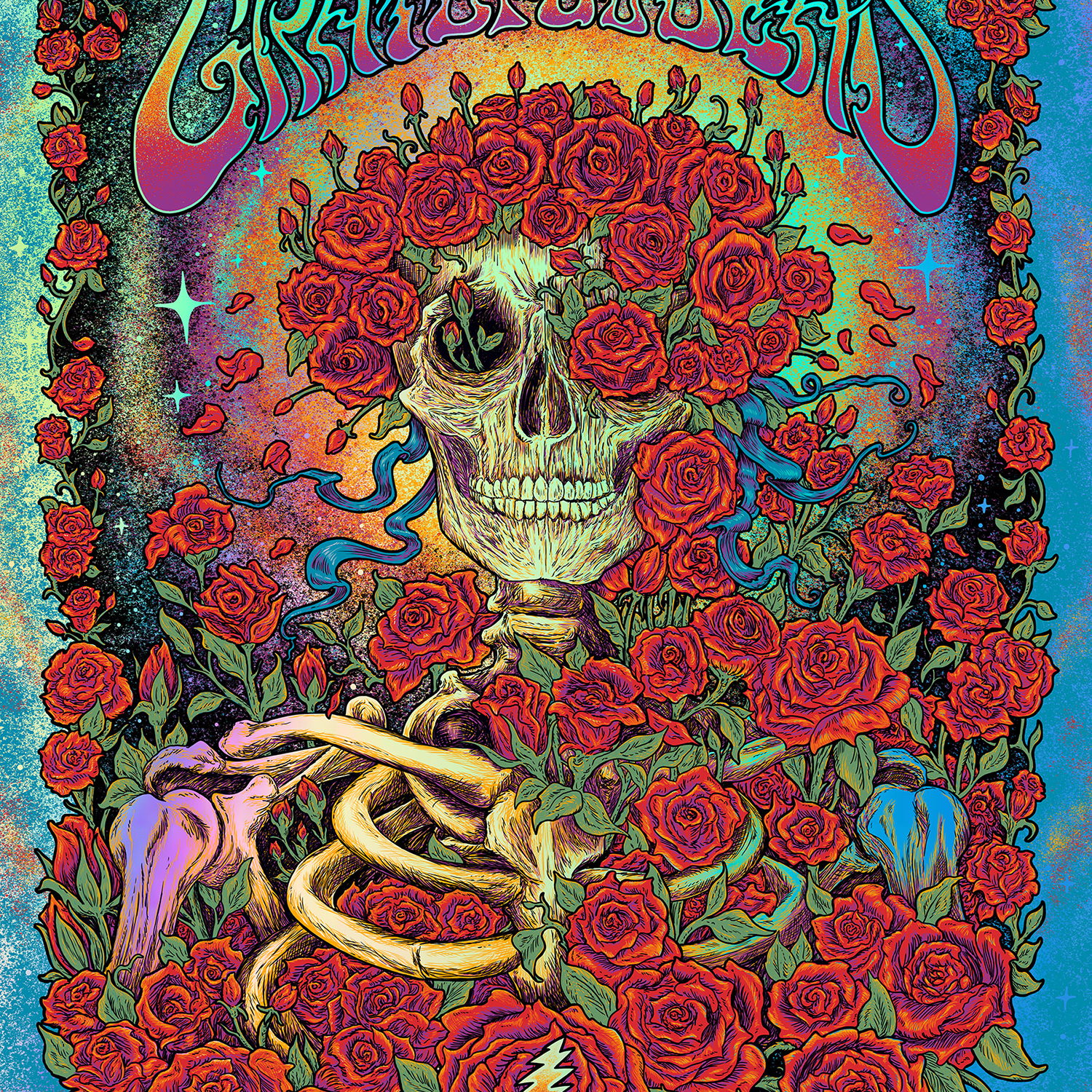 Nathaniel Deas "Grateful Dead" Foil Variant A