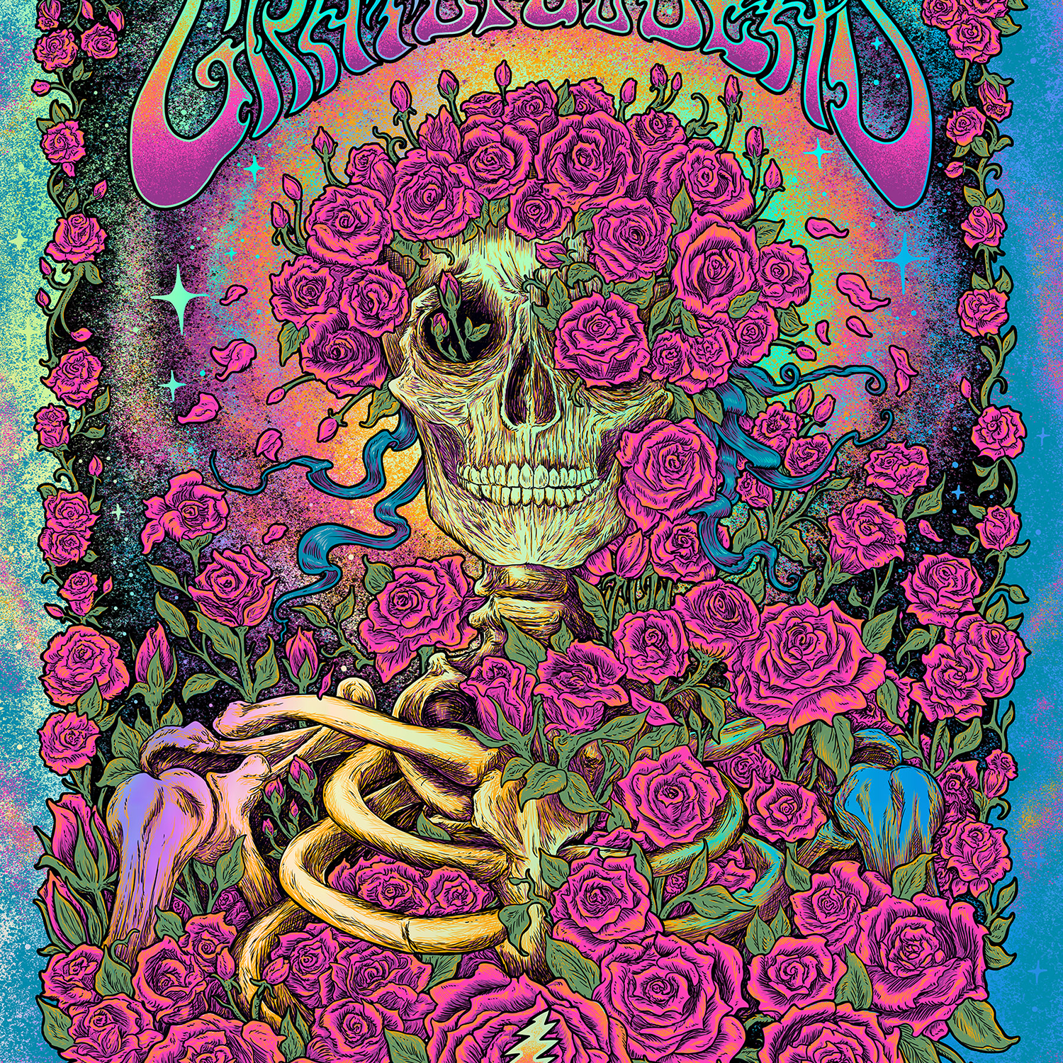 Nathaniel Deas "Grateful Dead" Foil Variant B