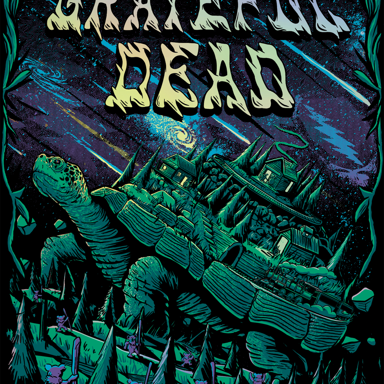 Lewy Jones "Grateful Dead" Rainbow Foil Variant
