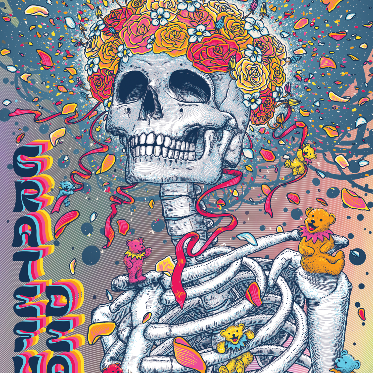 Max Wesoloski "Grateful Dead" Rainbow Swirl Foil