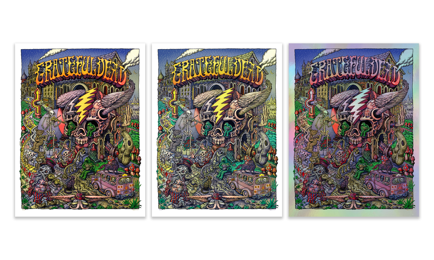 David Welker "Grateful Dead" Print SET