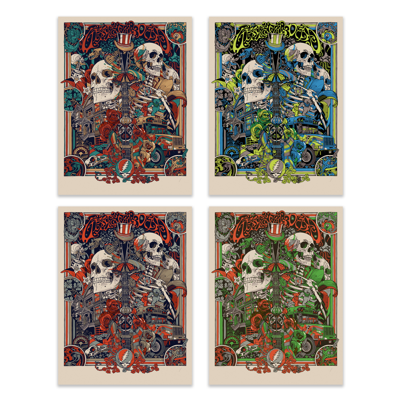 Tyler Stout "Grateful Dead" Print SET