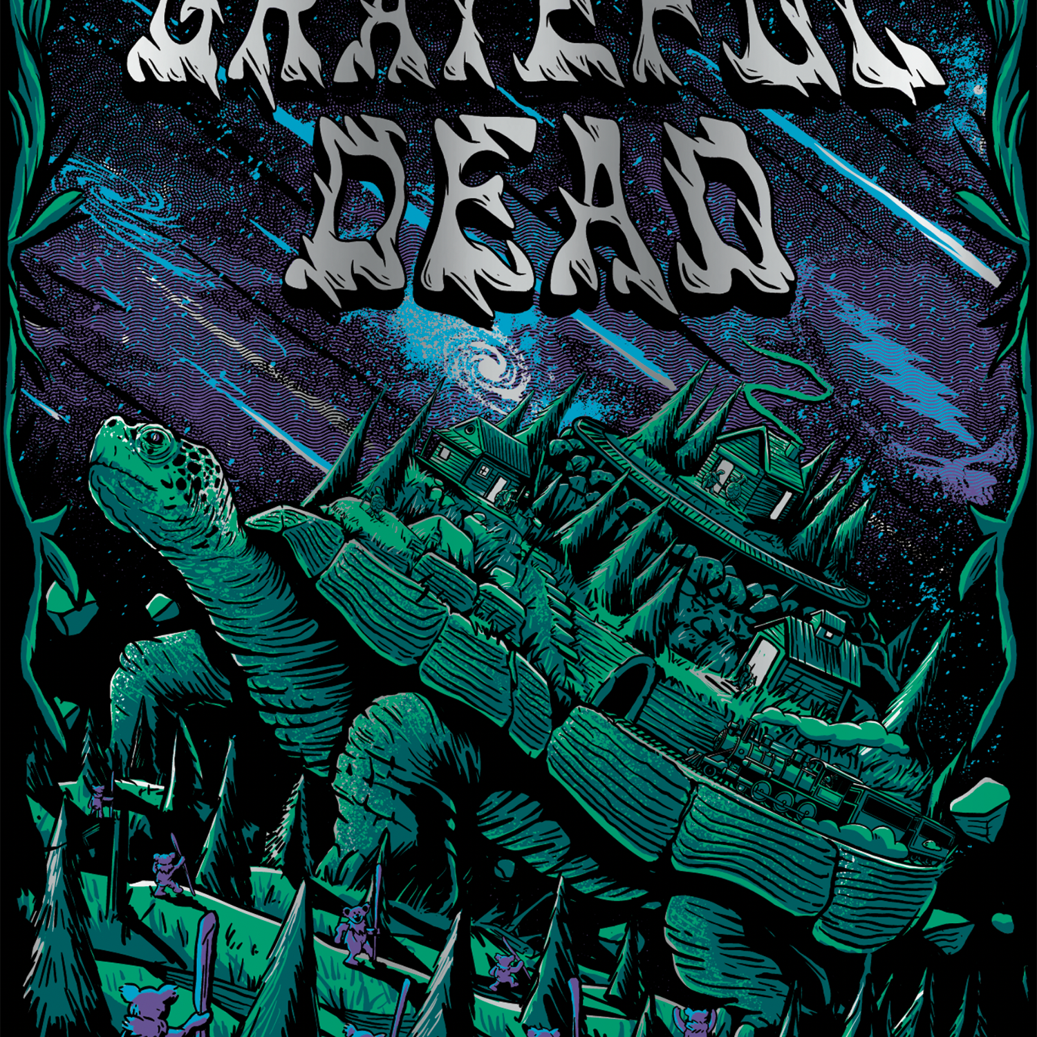 Lewy Jones "Grateful Dead" Silver Foil Variant