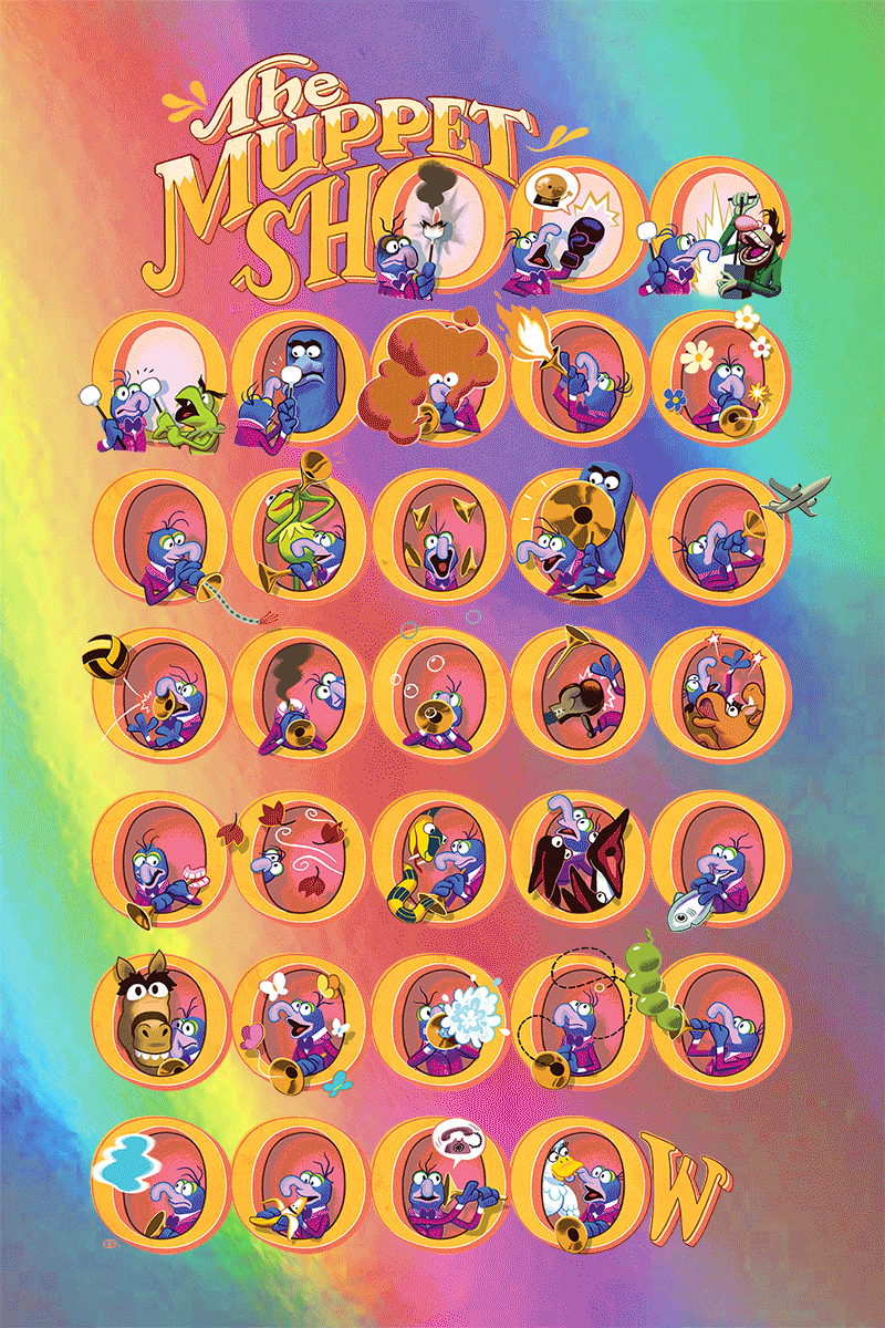 Glen Brogan "Gonzo's Intro Gags" Foil Variant