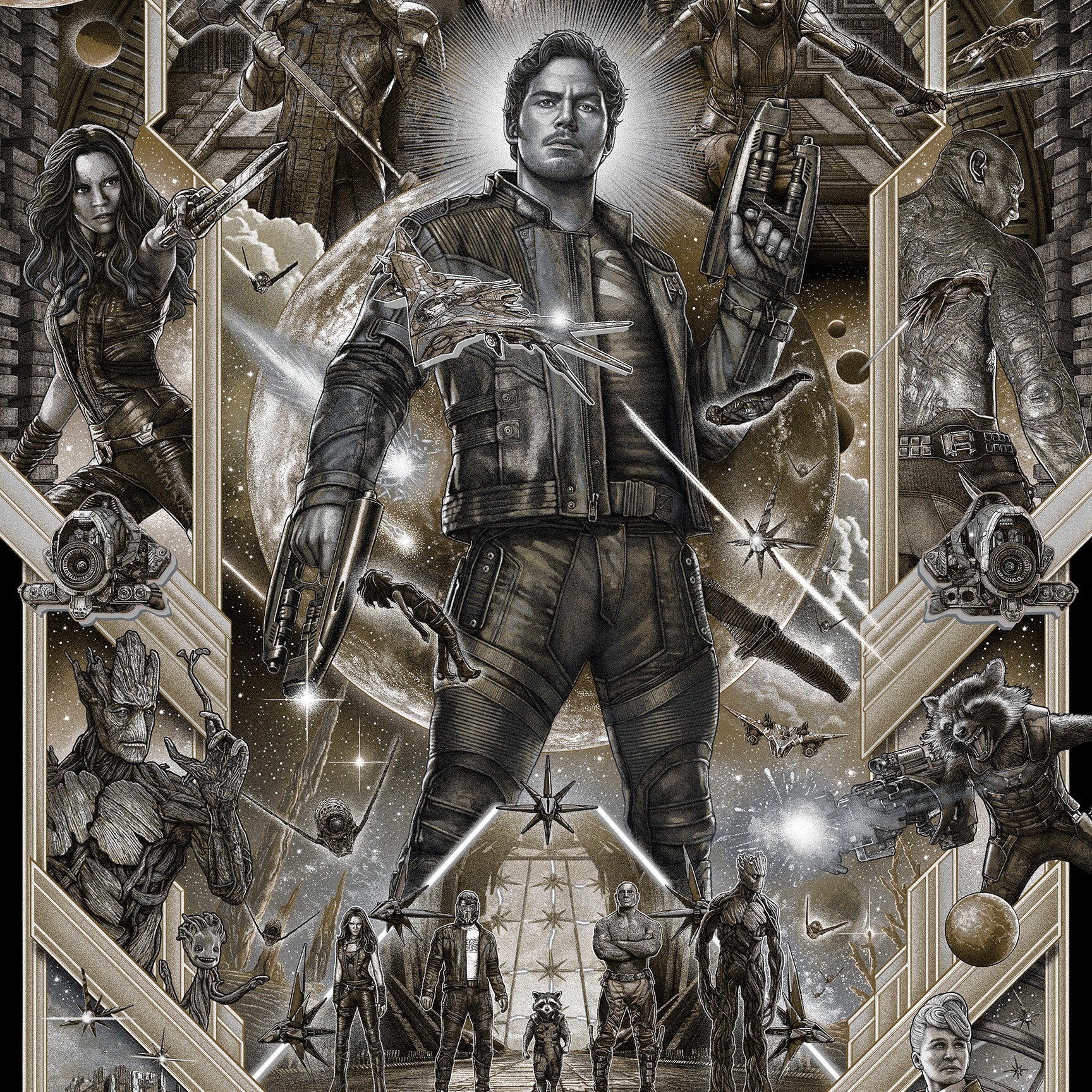 Ise Ananphada "Guardians of the Galaxy" Gold Metallic Variant