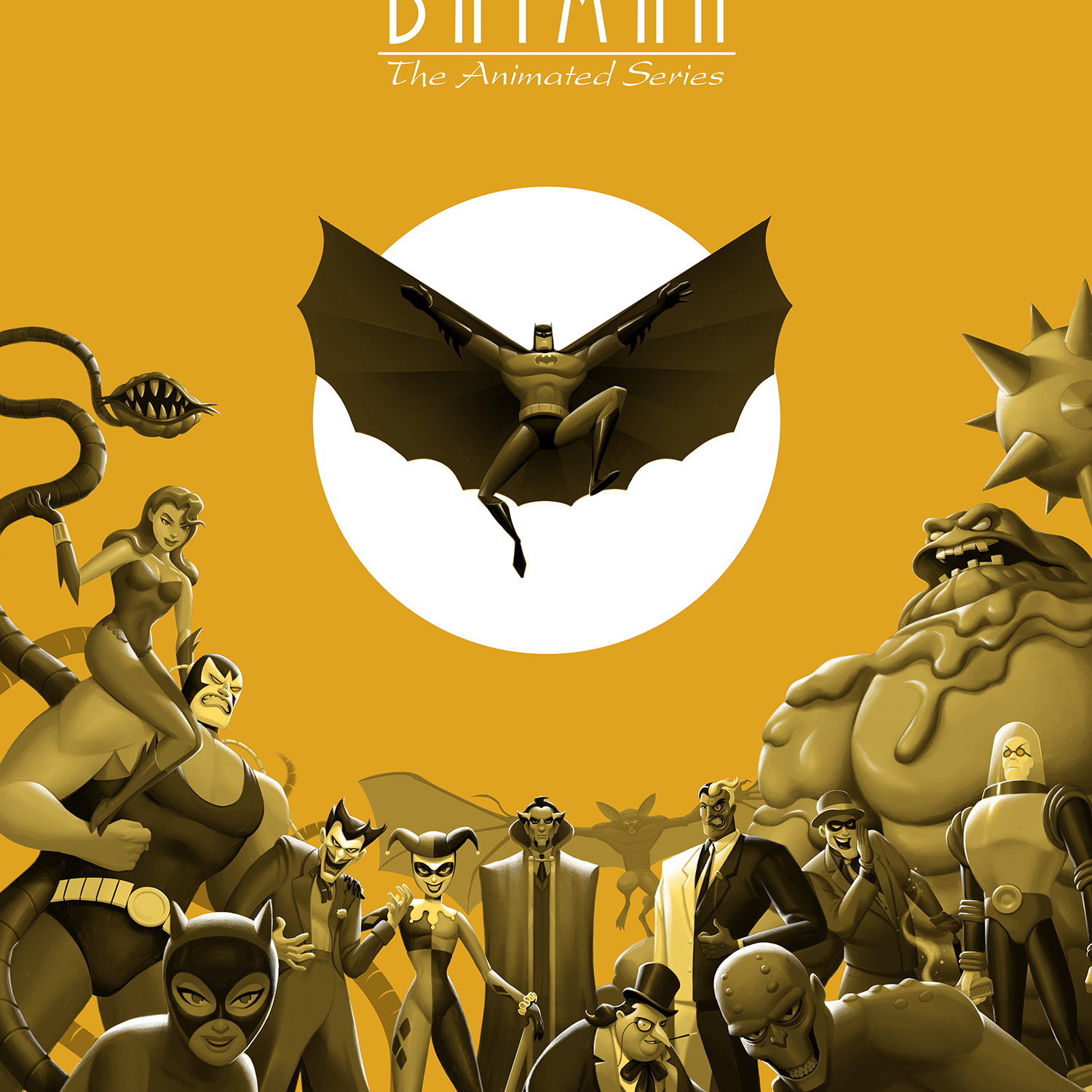 George Bletsis "Batman: The Animated Series" Variant - Acrylic Panel Print