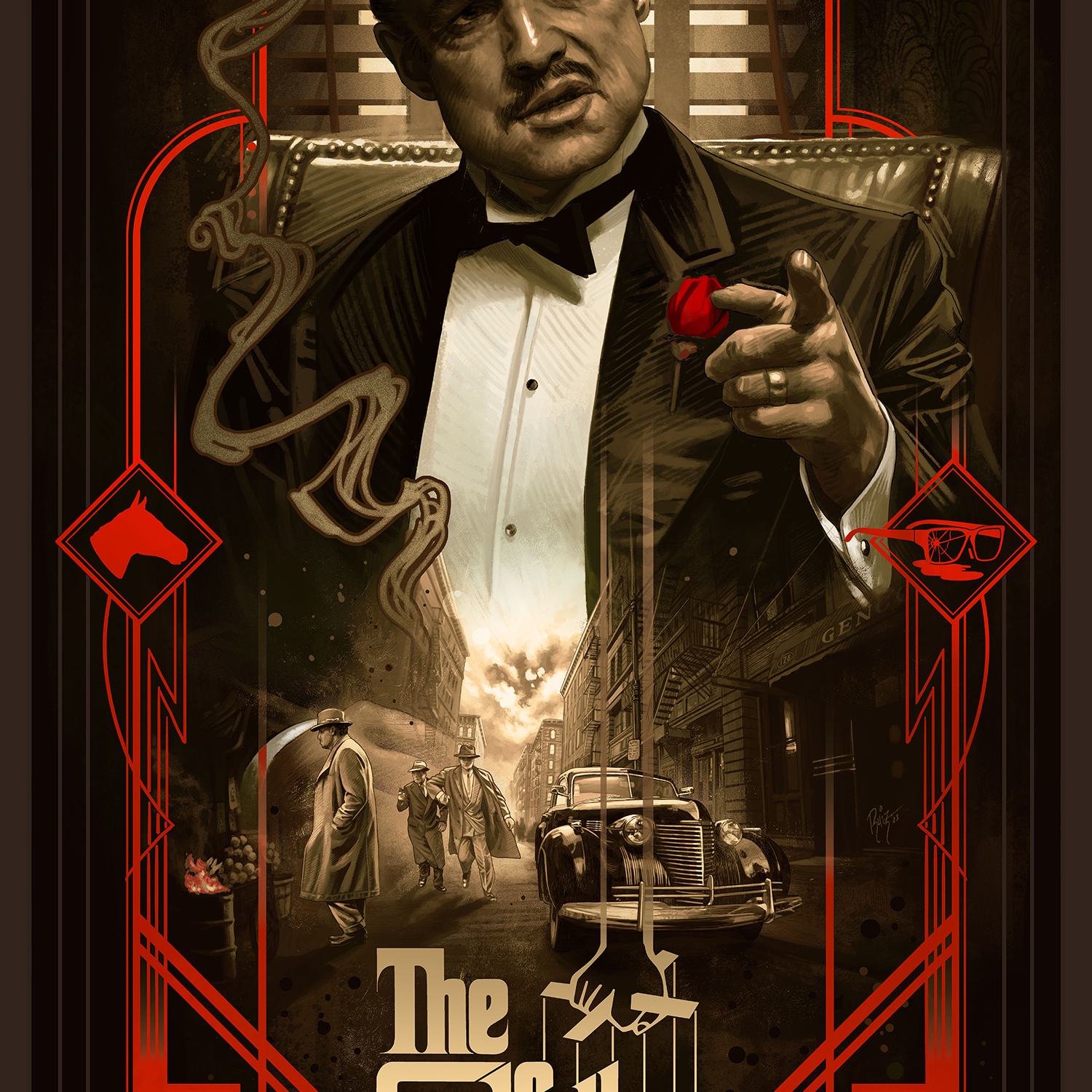 Ruiz Burgos "The Godfather" Red Foil - Variant