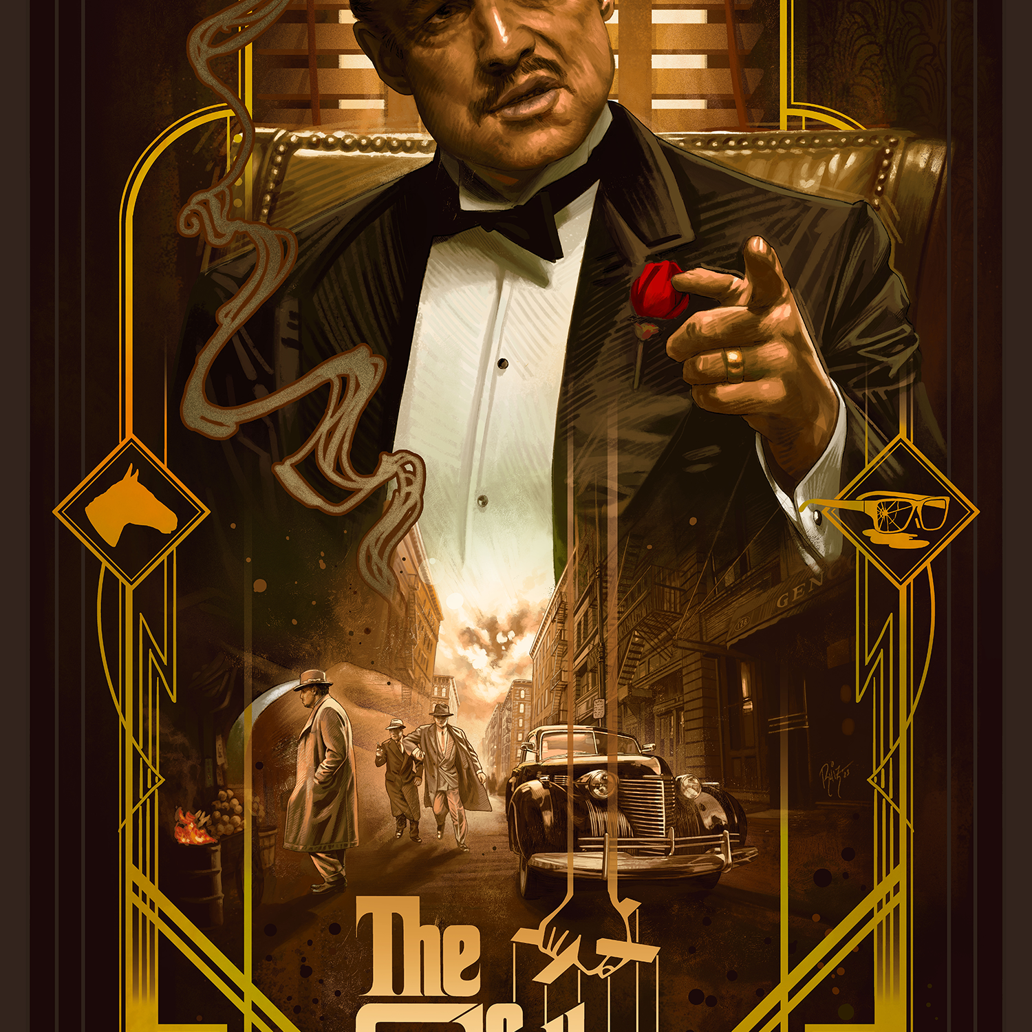 Ruiz Burgos "The Godfather" Gold Foil