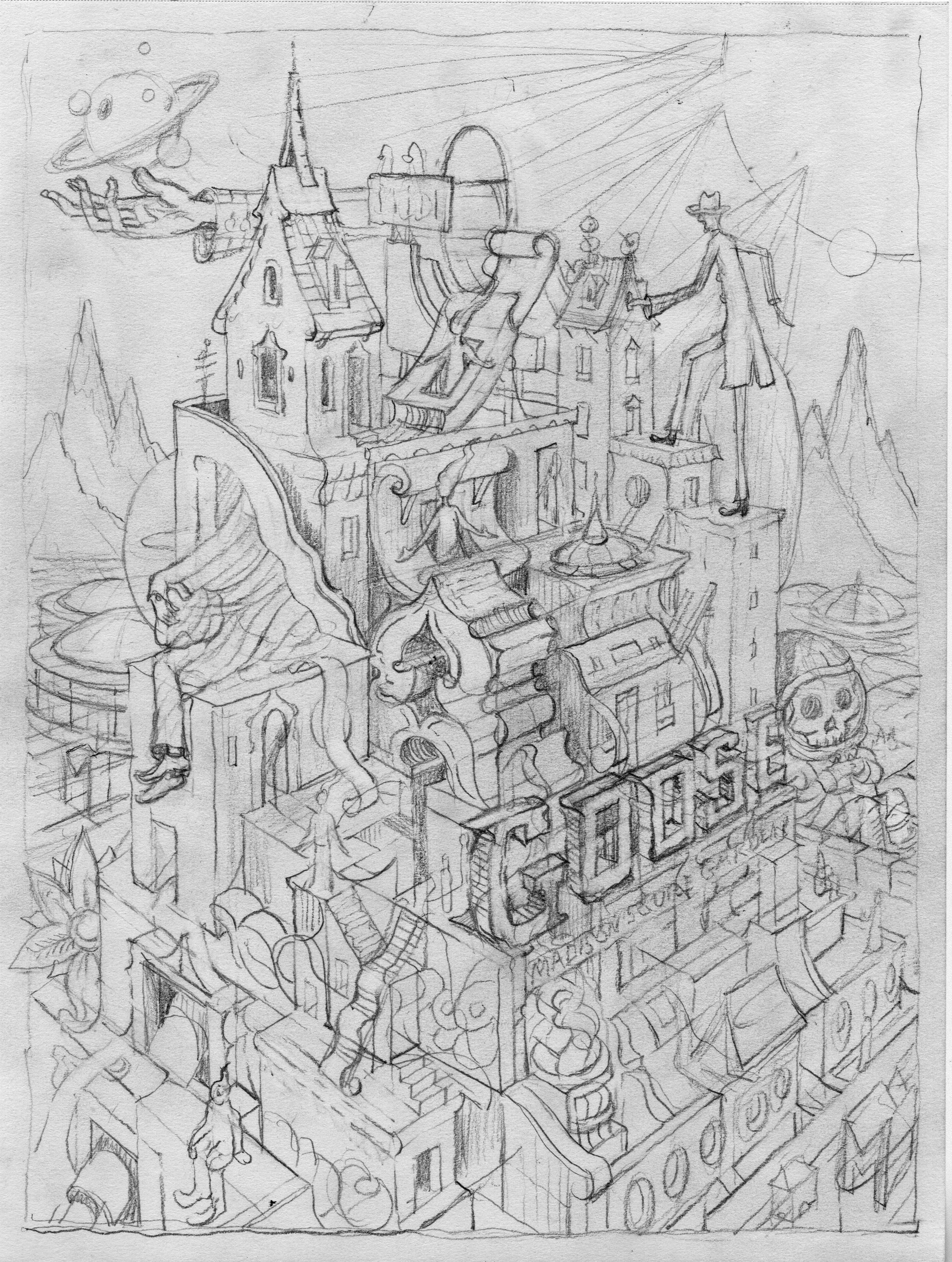 David Welker "Goose @ MSG" OG Sketch