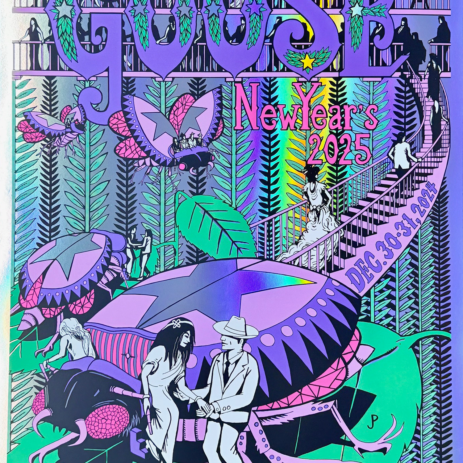 Jim Pollock "GOOSE @ Moody Center 12/30 - 12/31" Rainbow Foil Variant