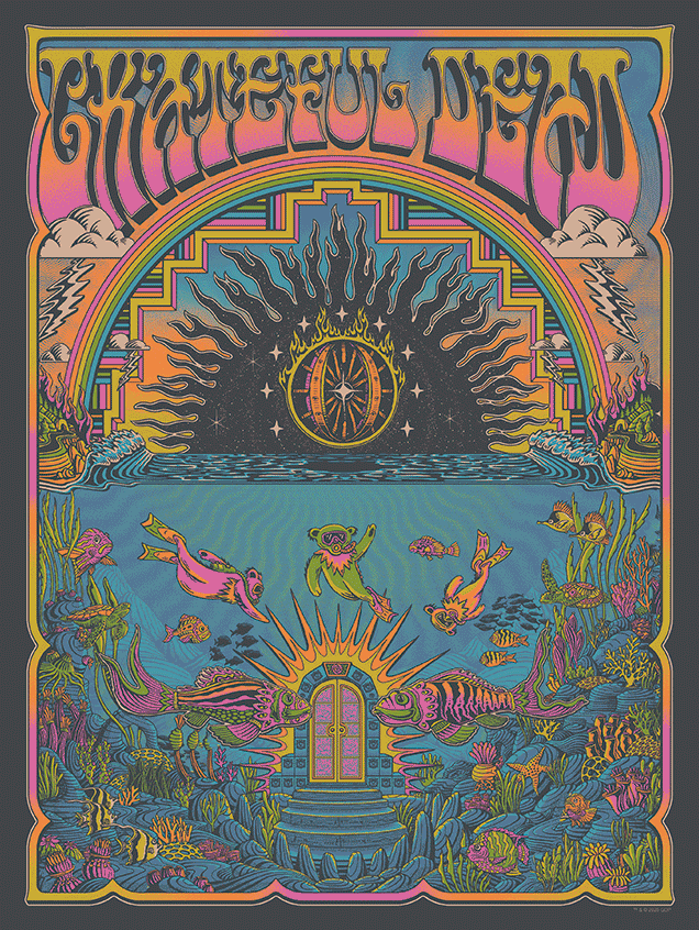 Dylan Fant "Grateful Dead" 3D Lenticular