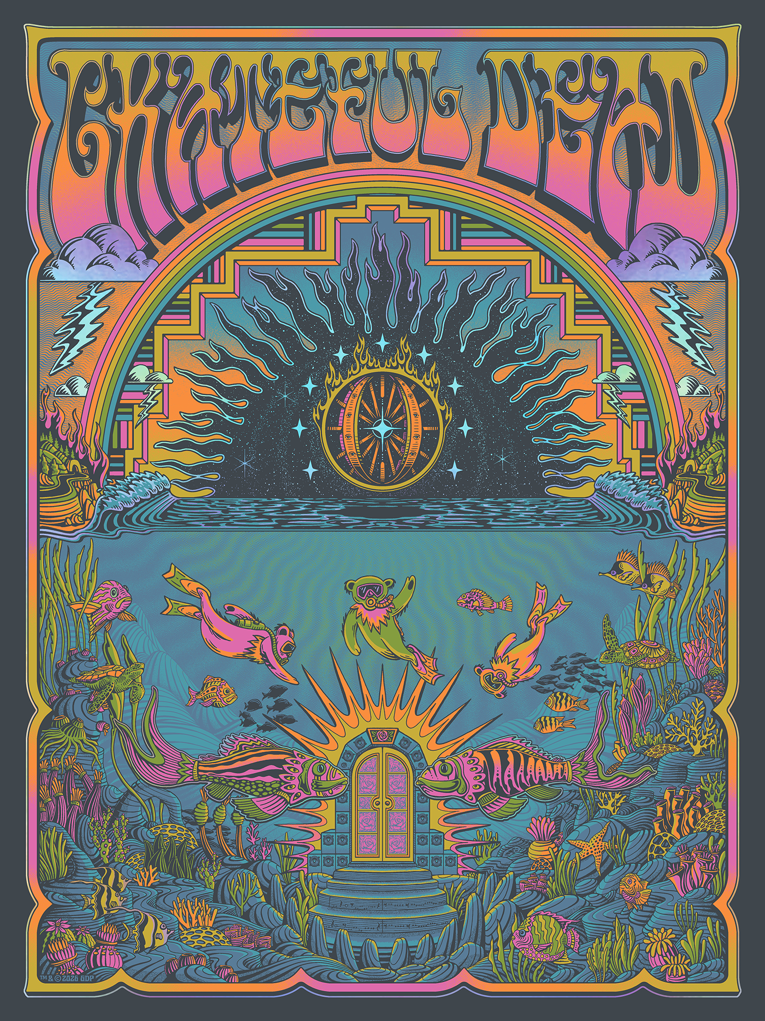 Dylan Fant "Grateful Dead" Rainbow Foil Variant