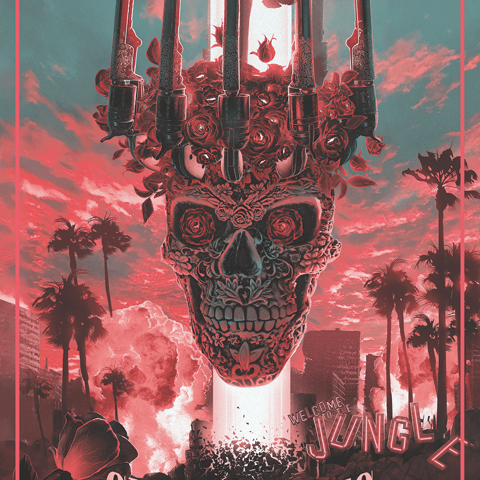 Juan Ramos "Guns N' Roses" 3D Lenticular