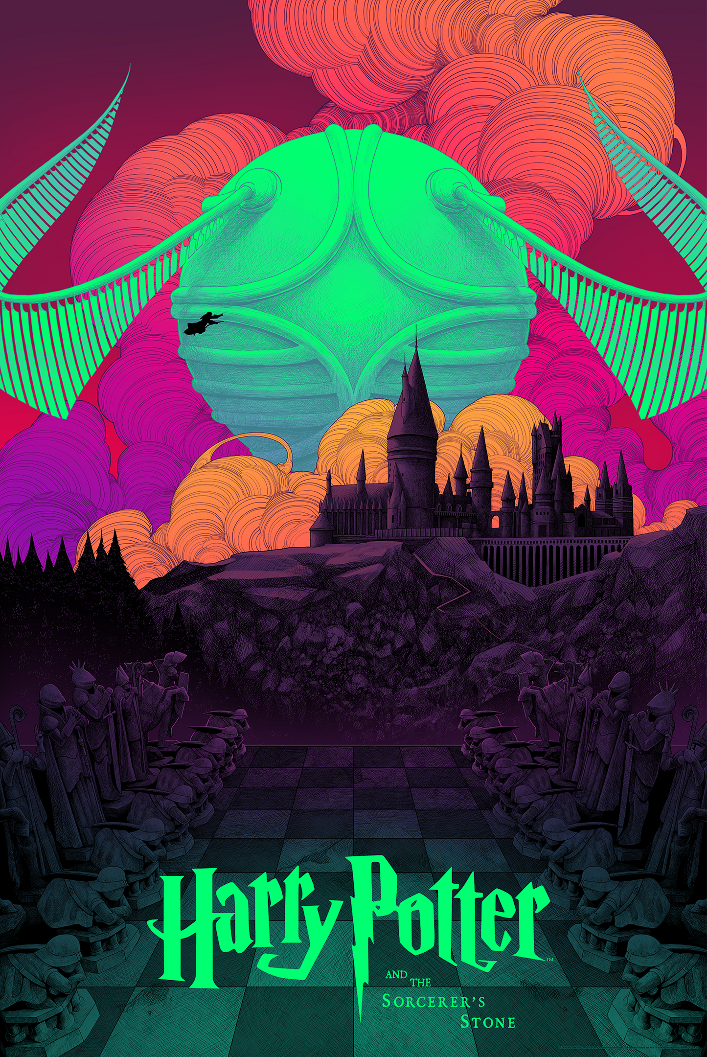 Ian Permana "Harry Potter Series" Acrylic Panel Print SET