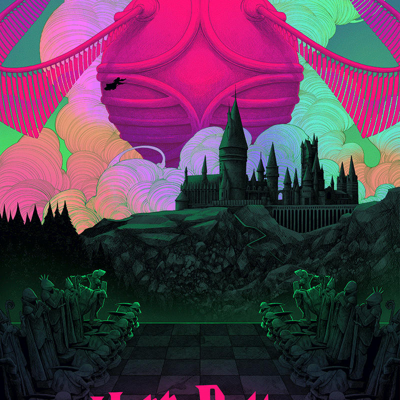 Ian Permana "Harry Potter Series" Foil Variant SET