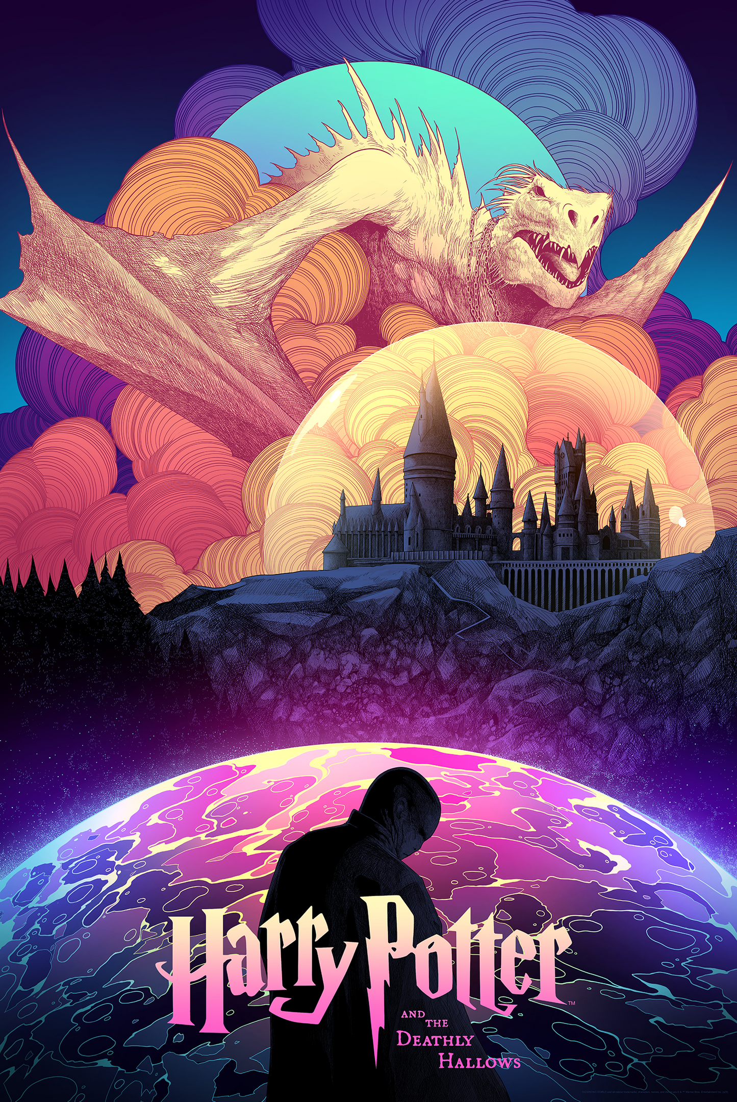 Ian Permana "Harry Potter Series" Acrylic Panel Print SET