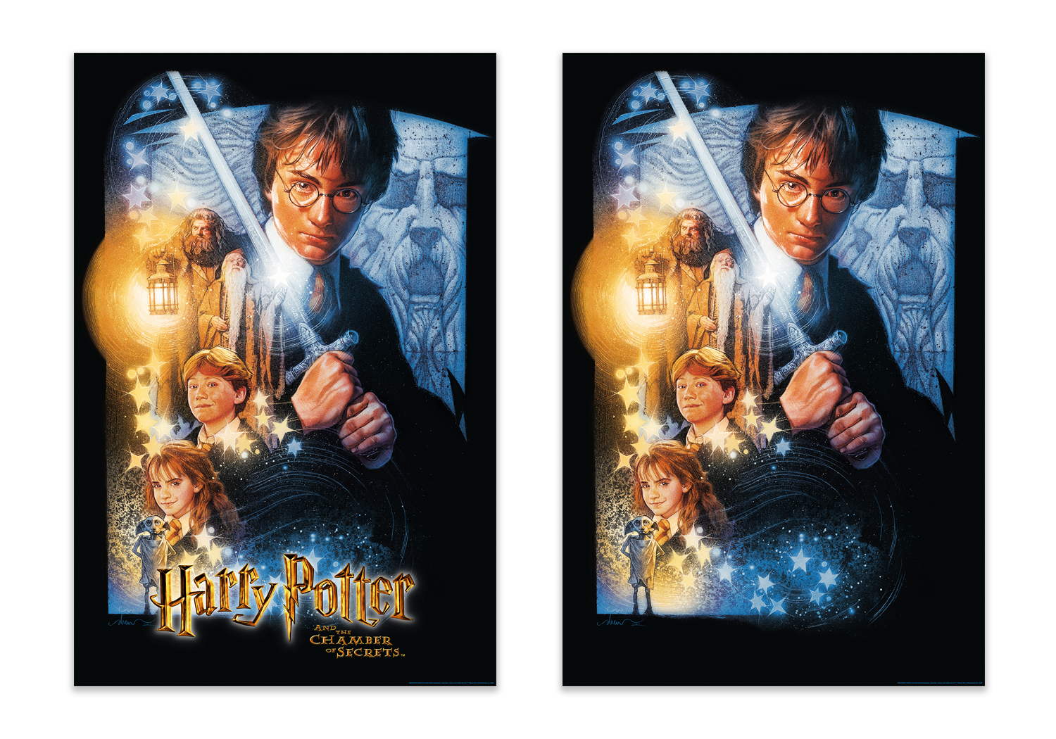 Drew Struzan "Harry Potter and the Chamber of Secrets" SET