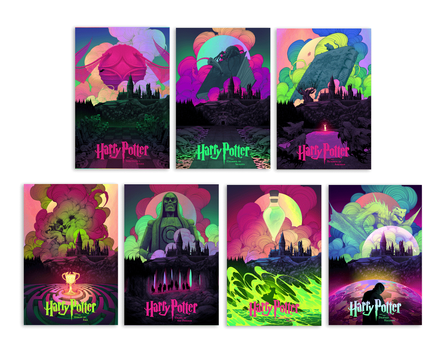 Ian Permana "Harry Potter Series" Foil Variant SET