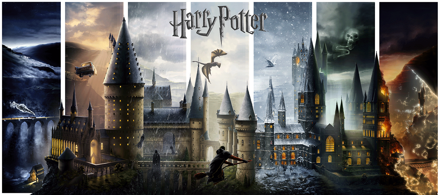Ben Harman "Journey Through Hogwarts" 3D Lenticular PLEX - AP Edition
