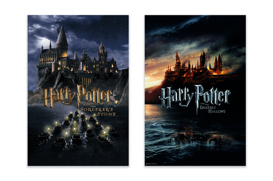 Harry Potter and the Sorcerer's Stone / Deathly Hallows - Screen Print SET