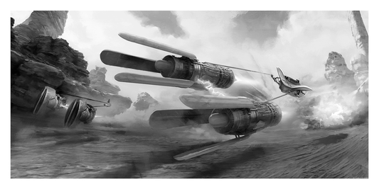 Hernan Carracedo "Take The Lead (The Phantom Menace)" B&W Variant