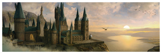 Pablo Olivera "Hogwarts" Art Print - Sunset Edition