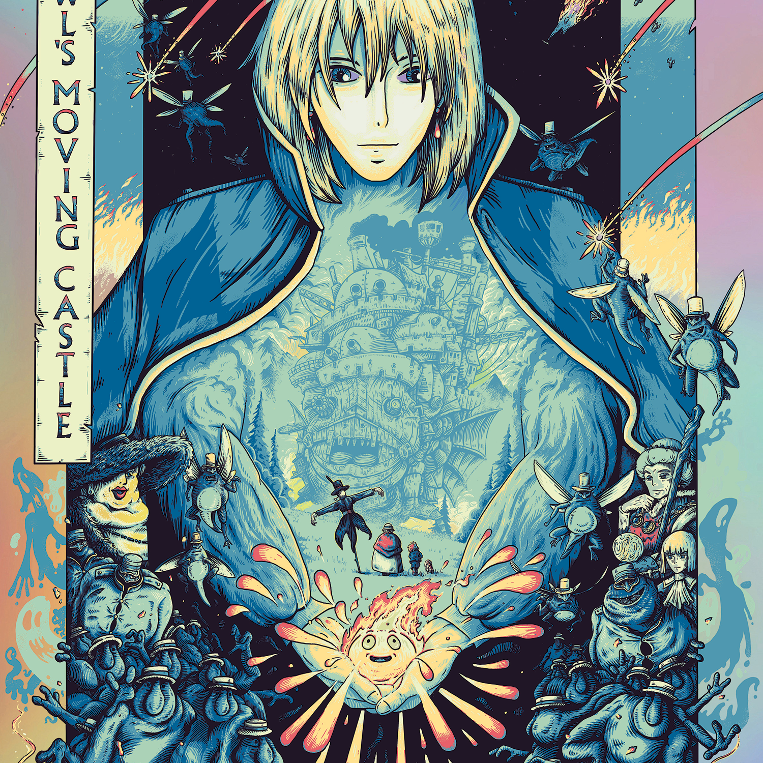 Alex Hovey "Howl's Moving Castle" Rainbow Foil Edition