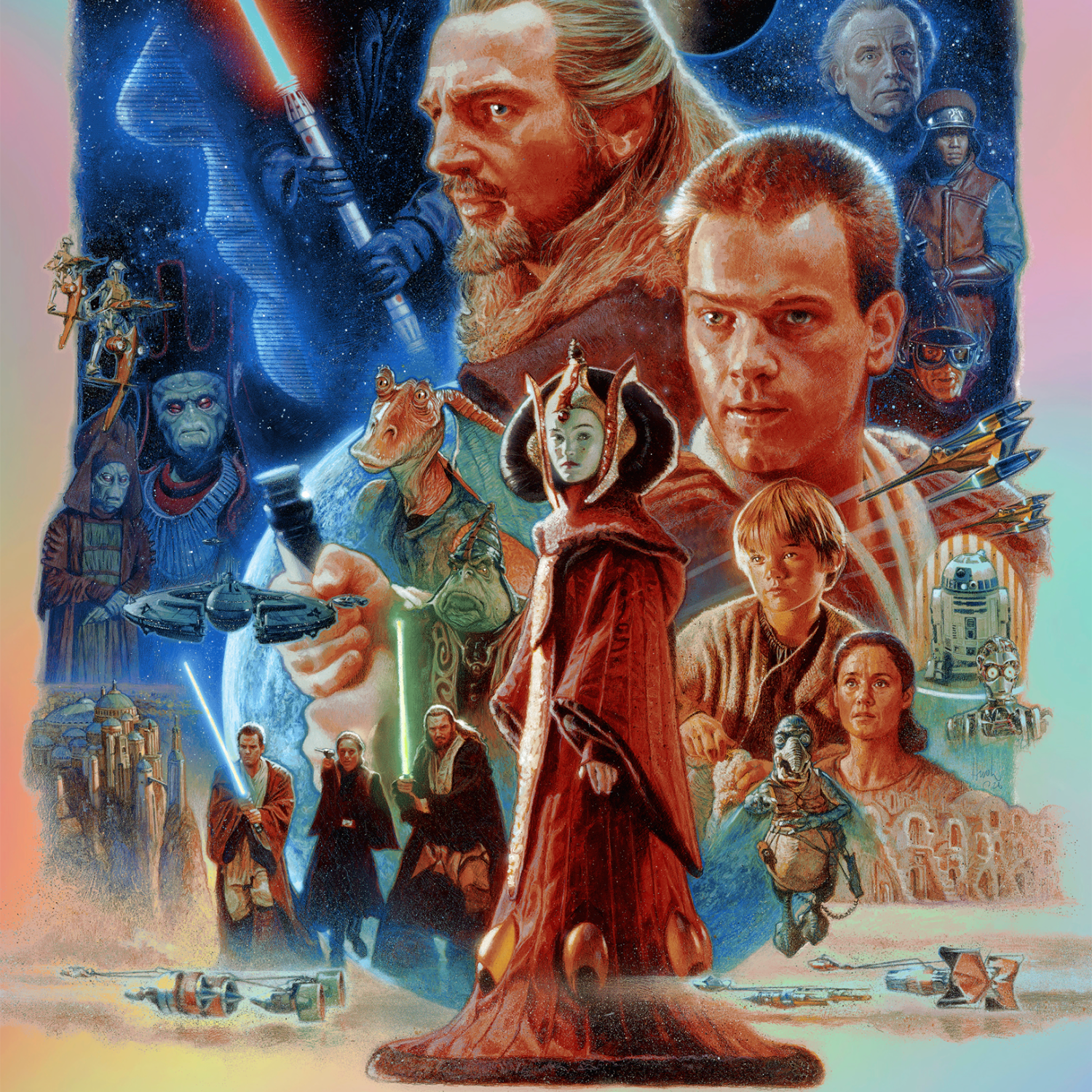 Hugh Fleming "The Phantom Rising (The Phantom Menace)" Foil Variant
