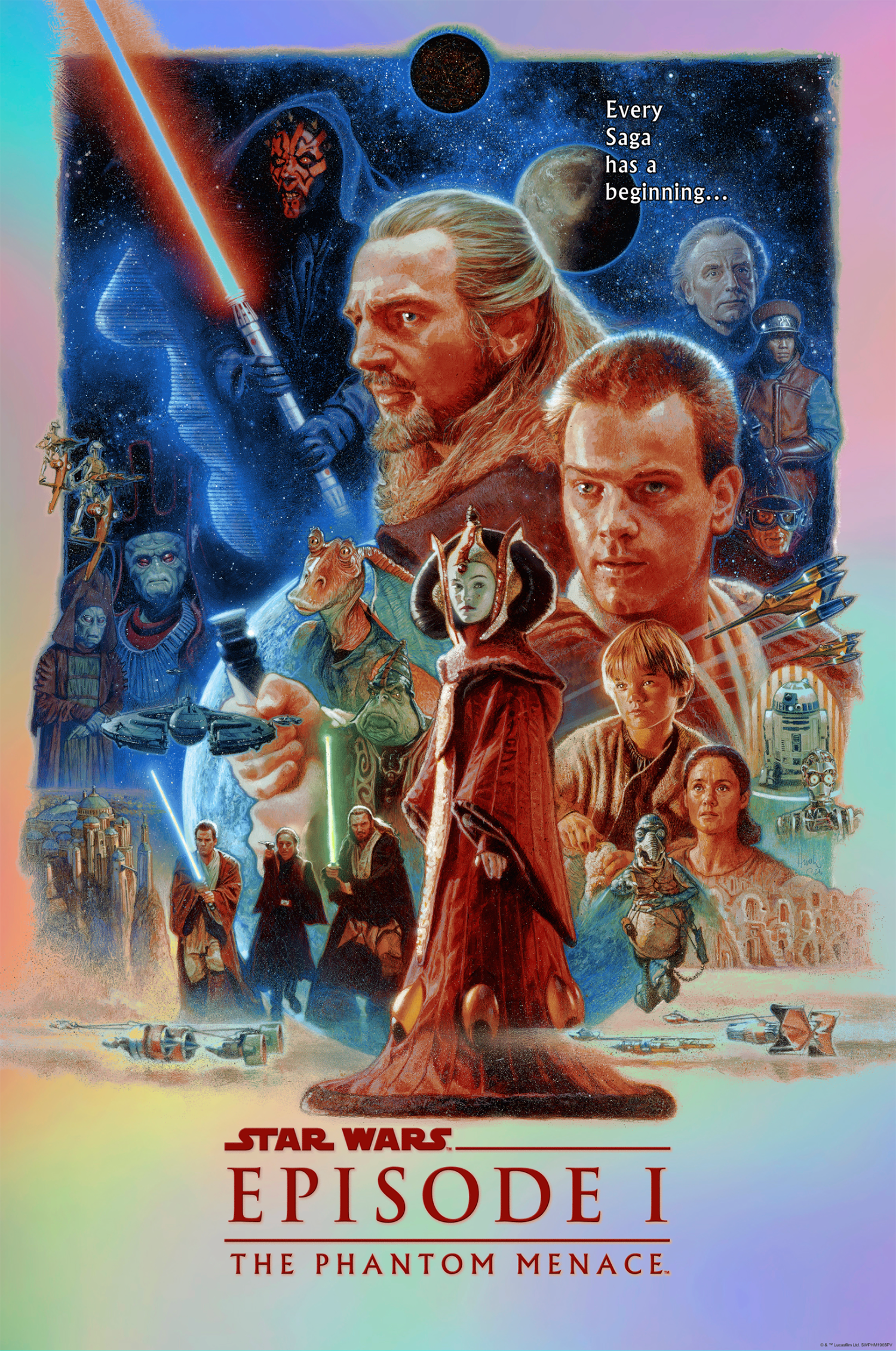 Hugh Fleming "The Phantom Rising (The Phantom Menace)" Foil Variant