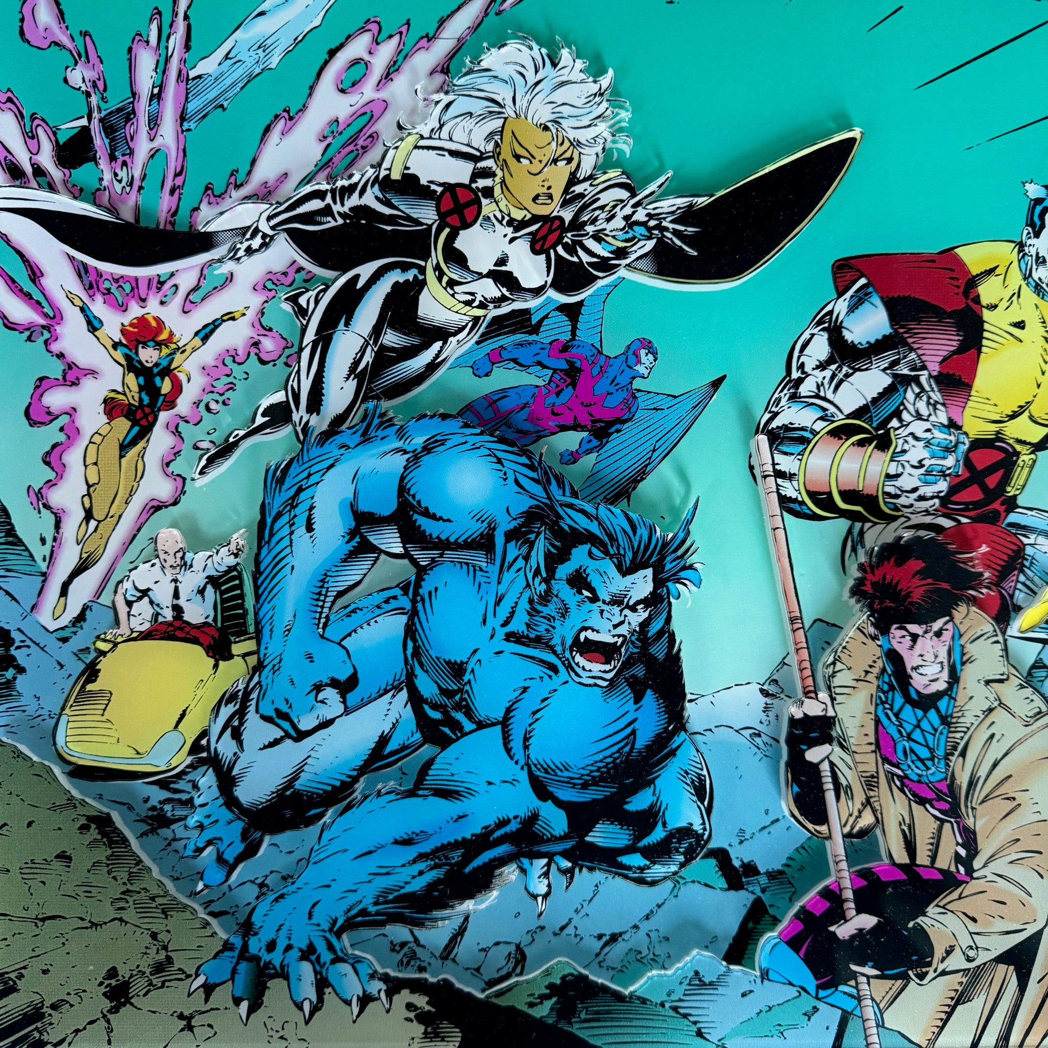 Jim Lee "X-Men #1" Multi-Layer Acrylic Panel