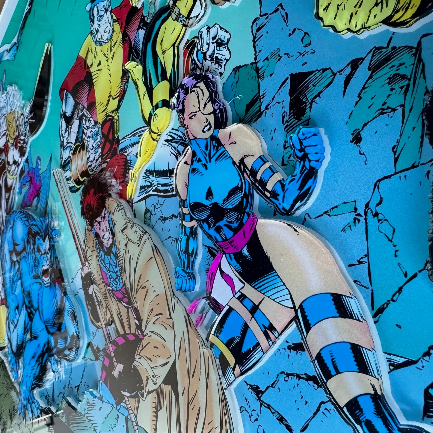 Jim Lee "X-Men #1" Multi-Layer Acrylic Panel SET