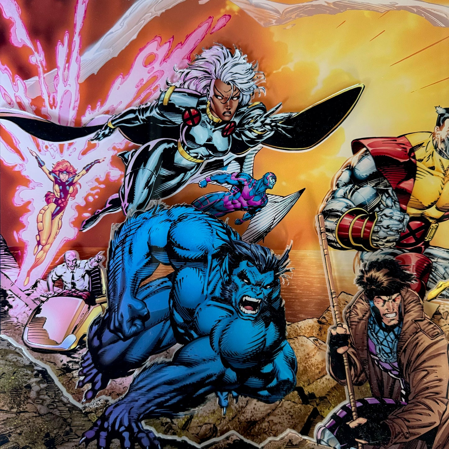 Jim Lee "X-Men #1" Multi-Layer Acrylic Panel SET