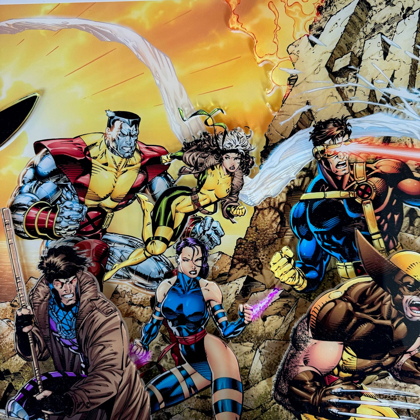 Jim Lee "X-Men #1" Multi-Layer Acrylic Panel SET