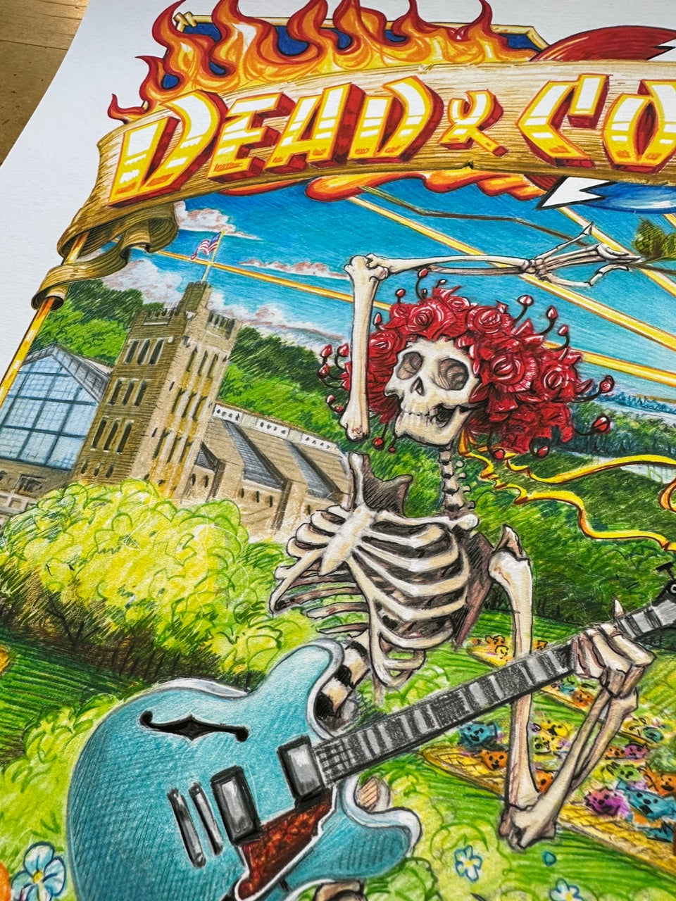 DEAD & COMPANY - WRIGLEY FIELD by AJ Masthay - On Sale INFO! – Bottleneck  Gallery