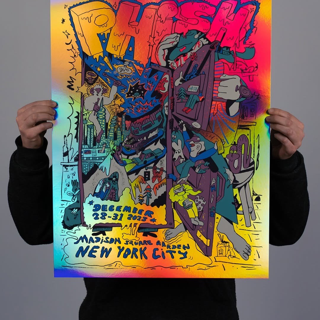 Darren Shaddick "Phish @ MSG" Silver Foil - AP