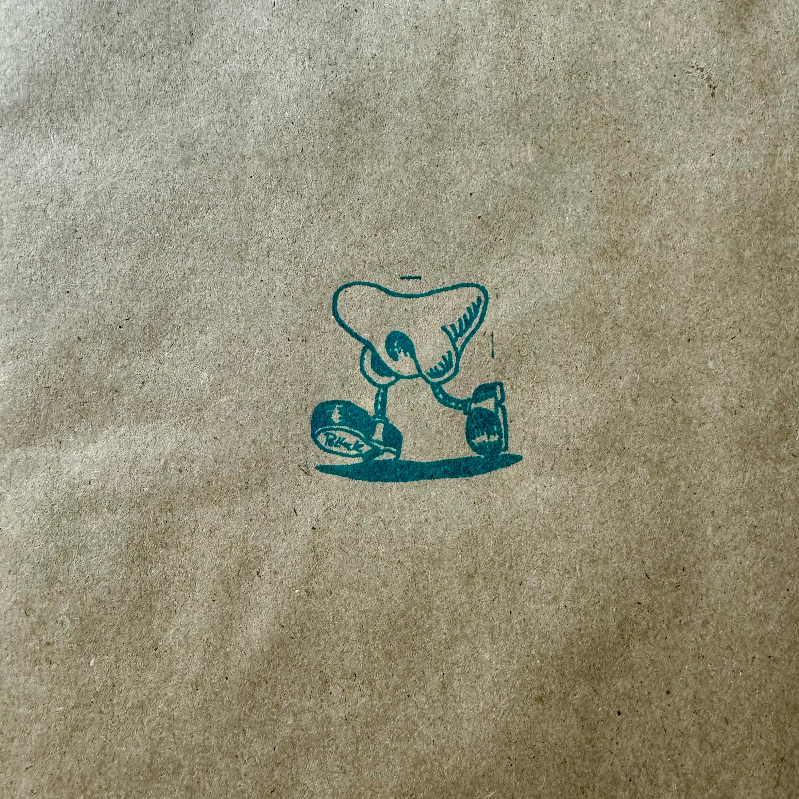 Jim Pollock x Isaac's Glass "Walking Nose" Teal Stained Glass Edition