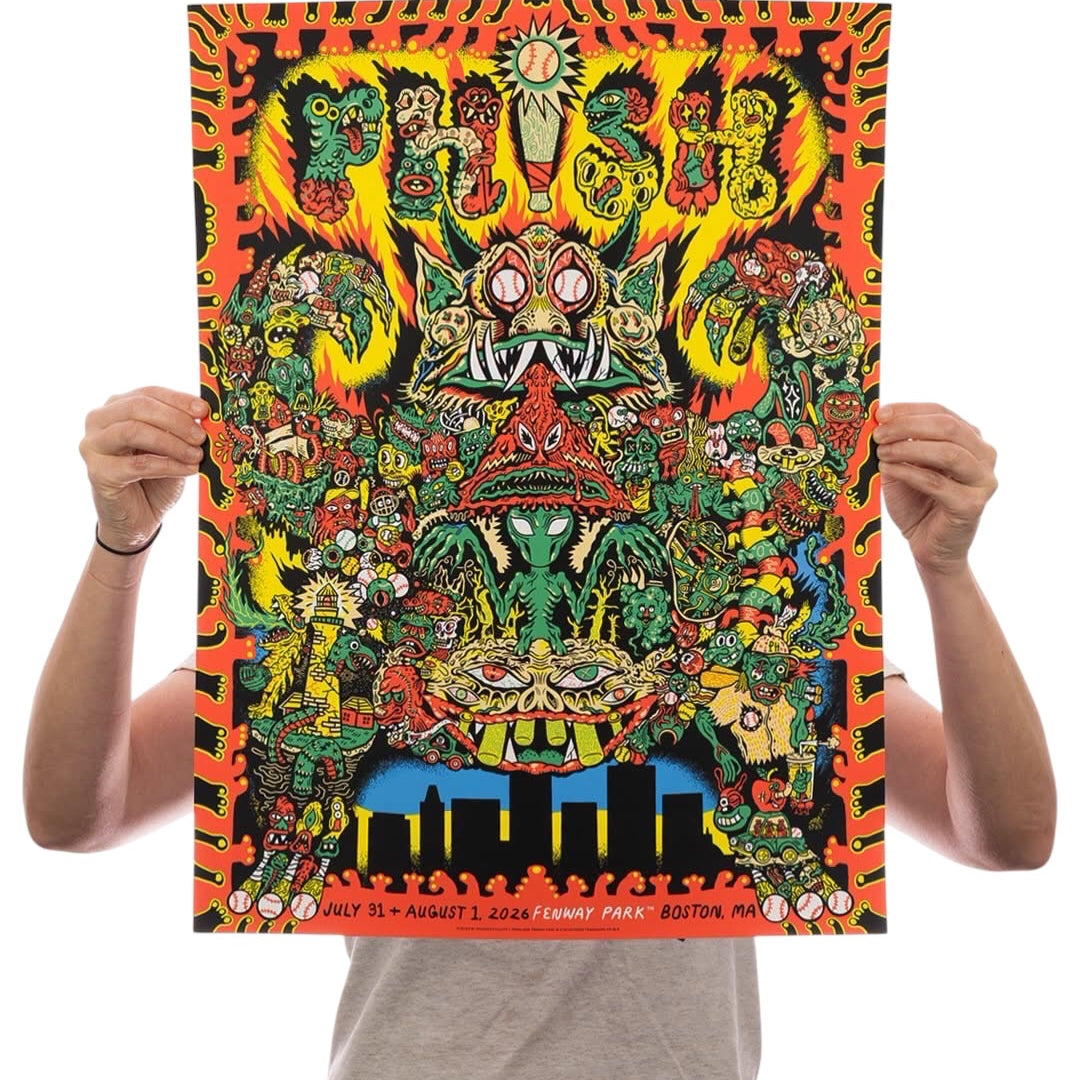 Wooden Cyclops (Wesley James) "Phish @ Fenway" AP