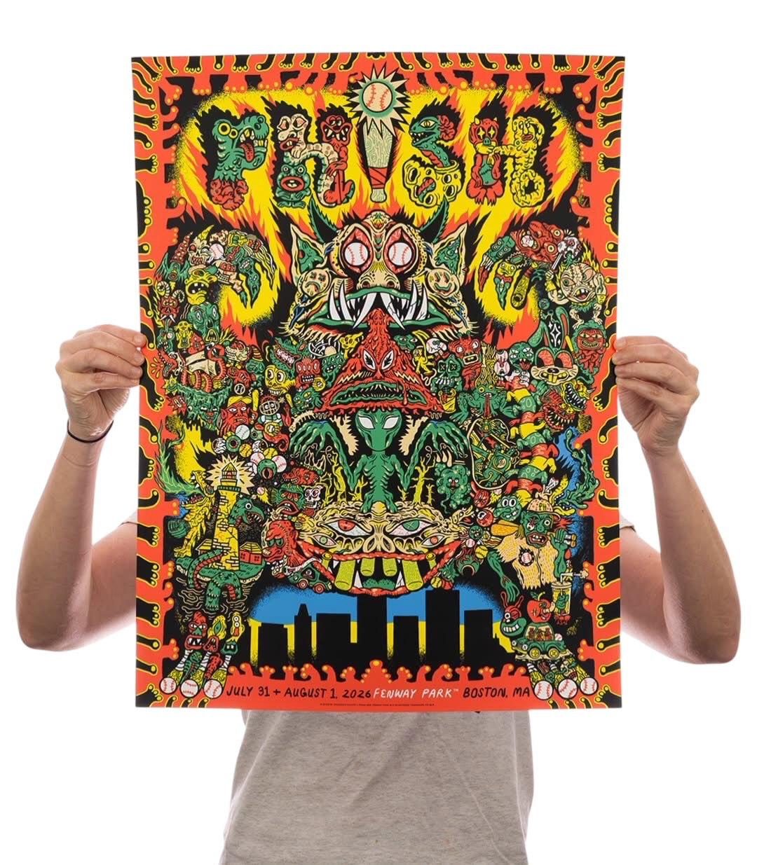 Wooden Cyclops (Wesley James) "Phish @ Fenway" AP
