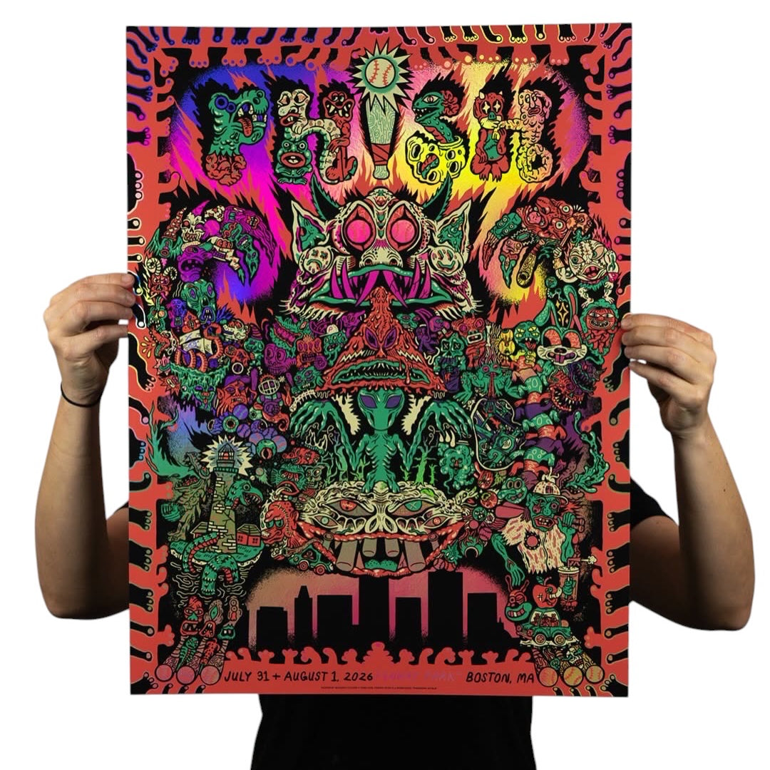 Wooden Cyclops (Wesley James) "Phish @ Fenway" Foil Variant - AP