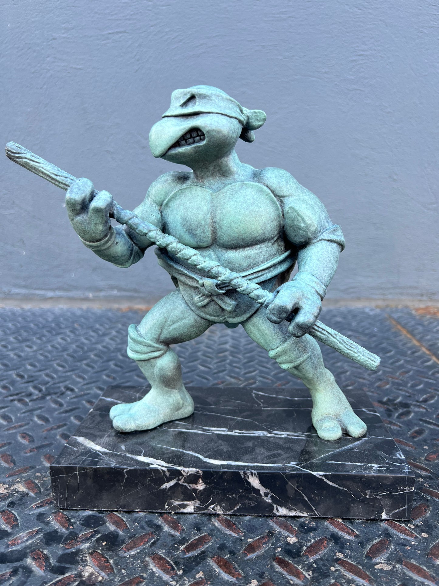 TMNT Firsts: The Pitch Turtle - Patina Bronze Edition