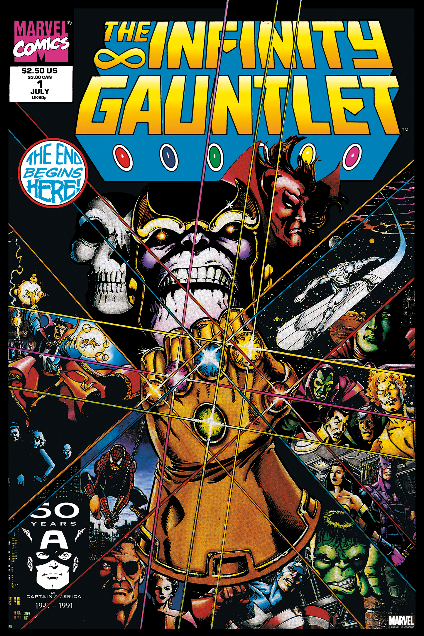 George Perez "The Infinity Gauntlet #1"